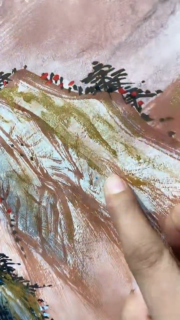 国画画都展厅明德老师国画作品10