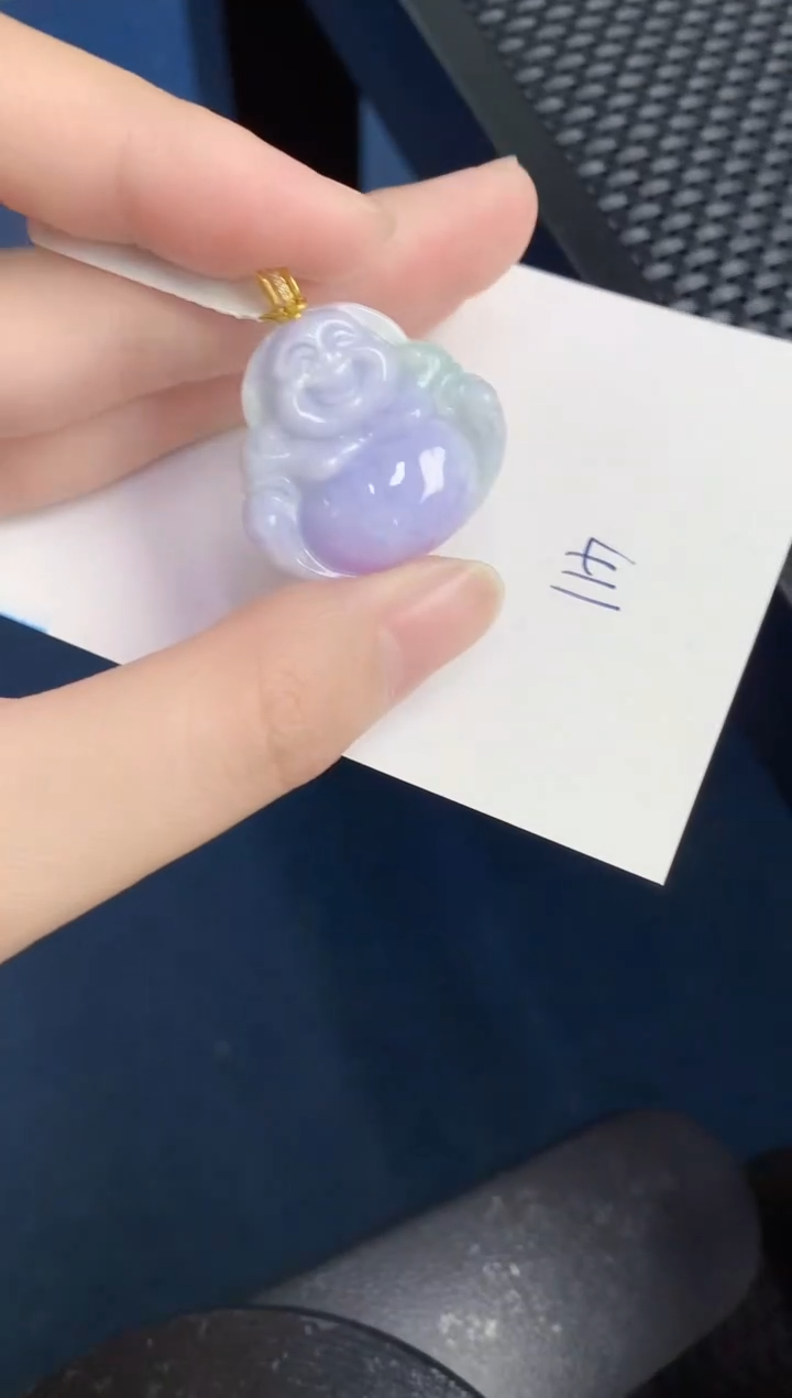 【闪购商品】翡翠颈饰18K金镶嵌0000000000