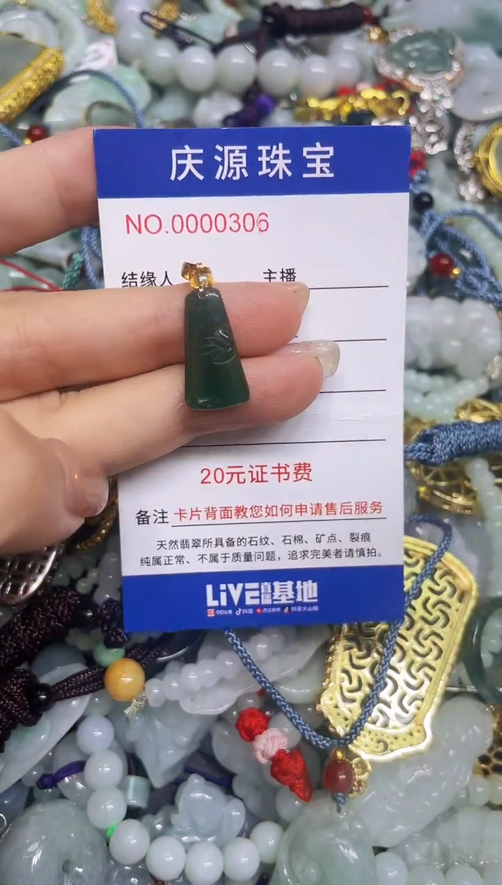 翡翠未镶嵌颈饰191