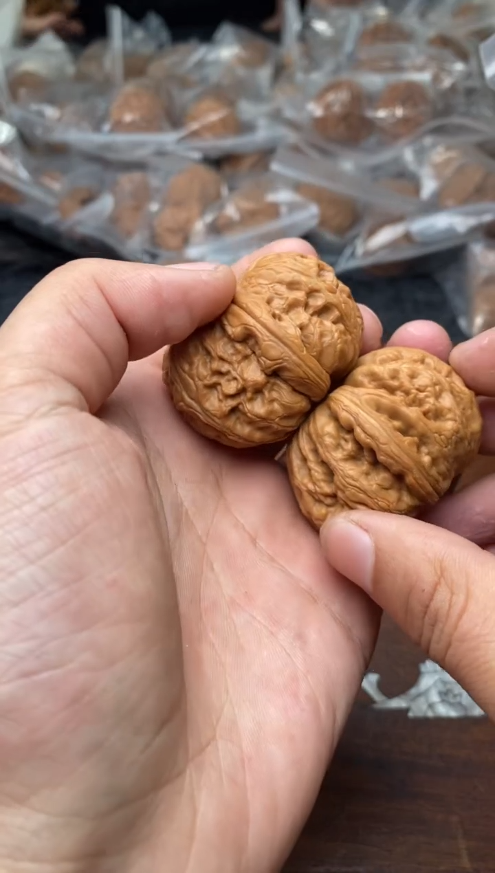 【闪购商品】文玩核桃把件A271号44尺元宝