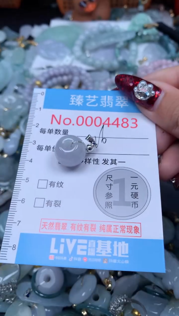 颈饰未镶嵌翡翠4483