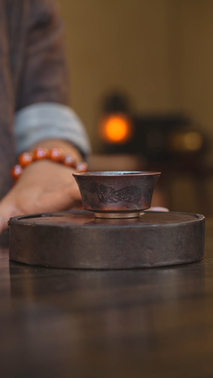 27柴房陶瓷柴龙鳞窑宝主人杯