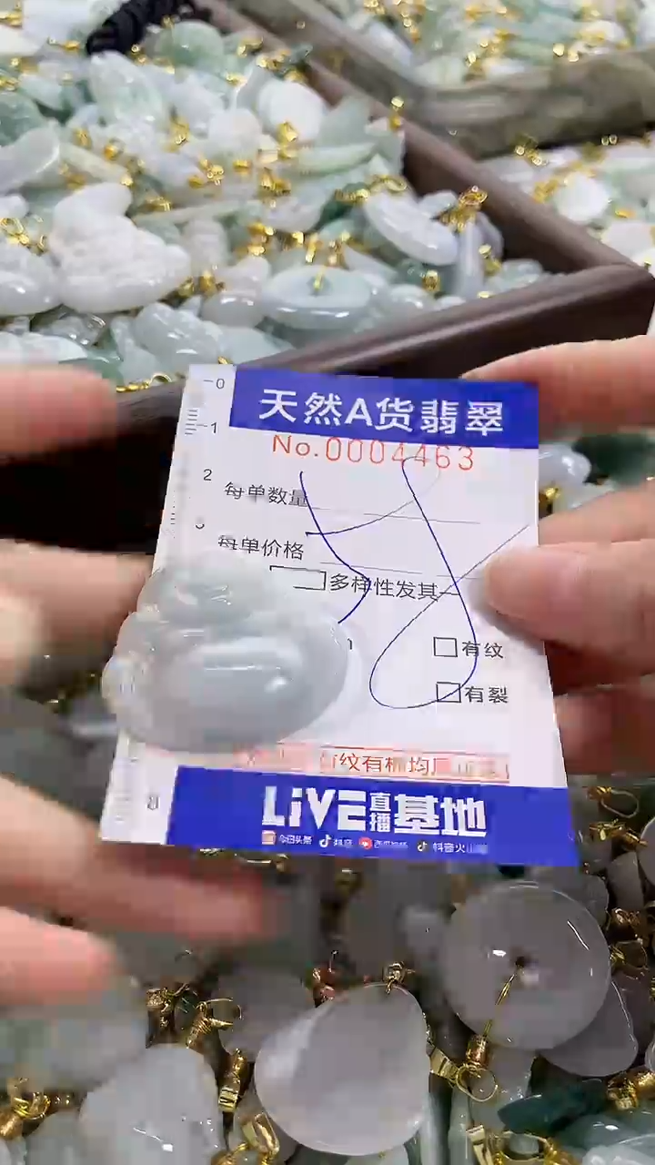 颈饰未镶嵌翡翠天然A货翡翠