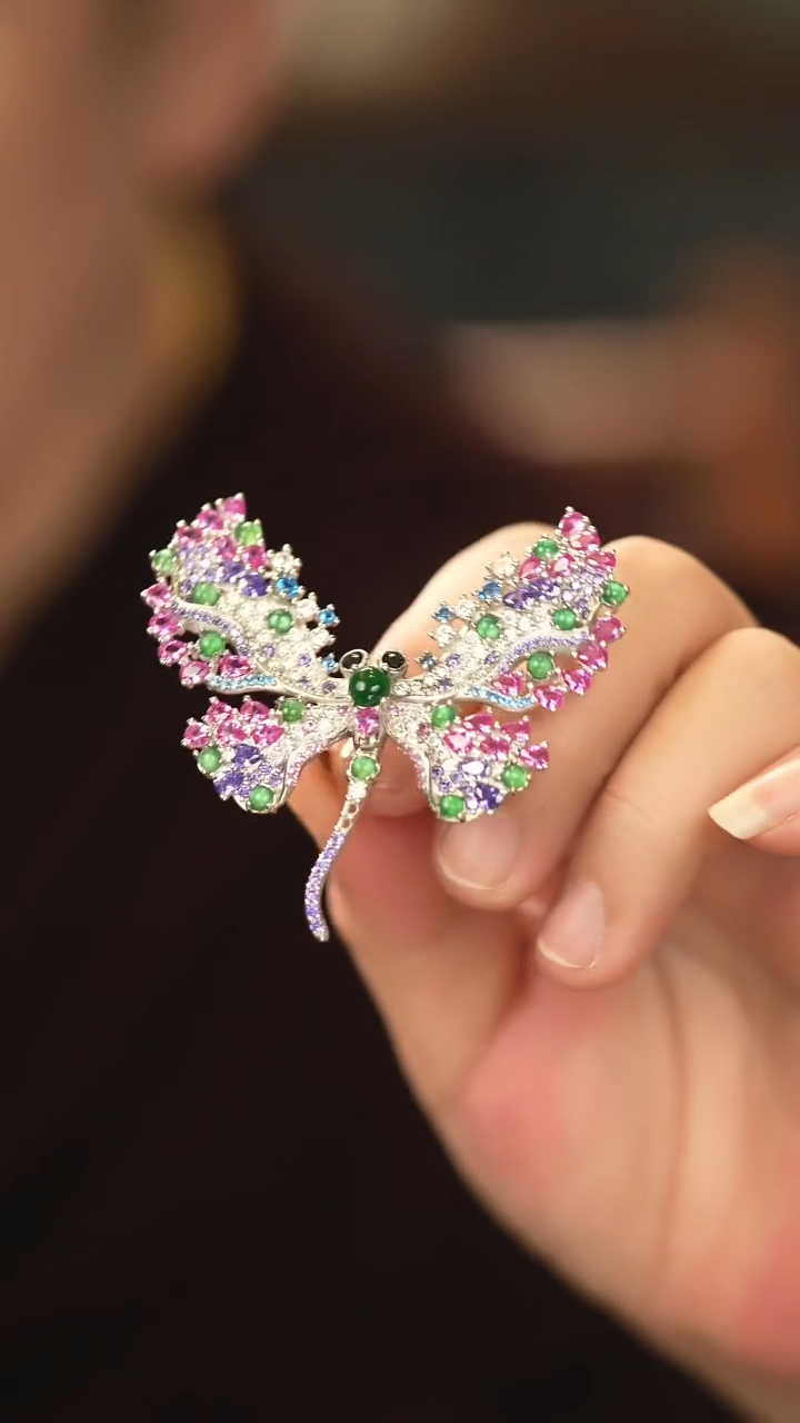 【闪购商品】翡翠戒指银S925镶嵌新款