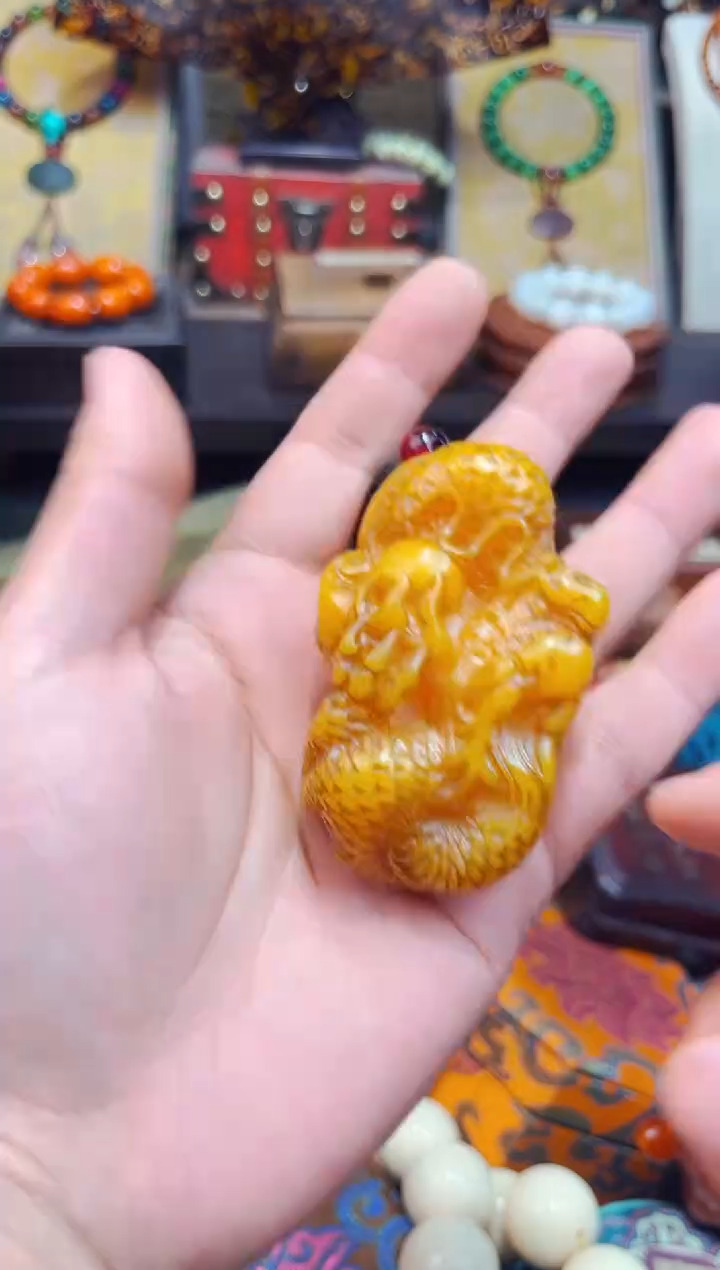 【闪购商品】蜜蜡裸石未镶嵌X阿硕专属高端精品38