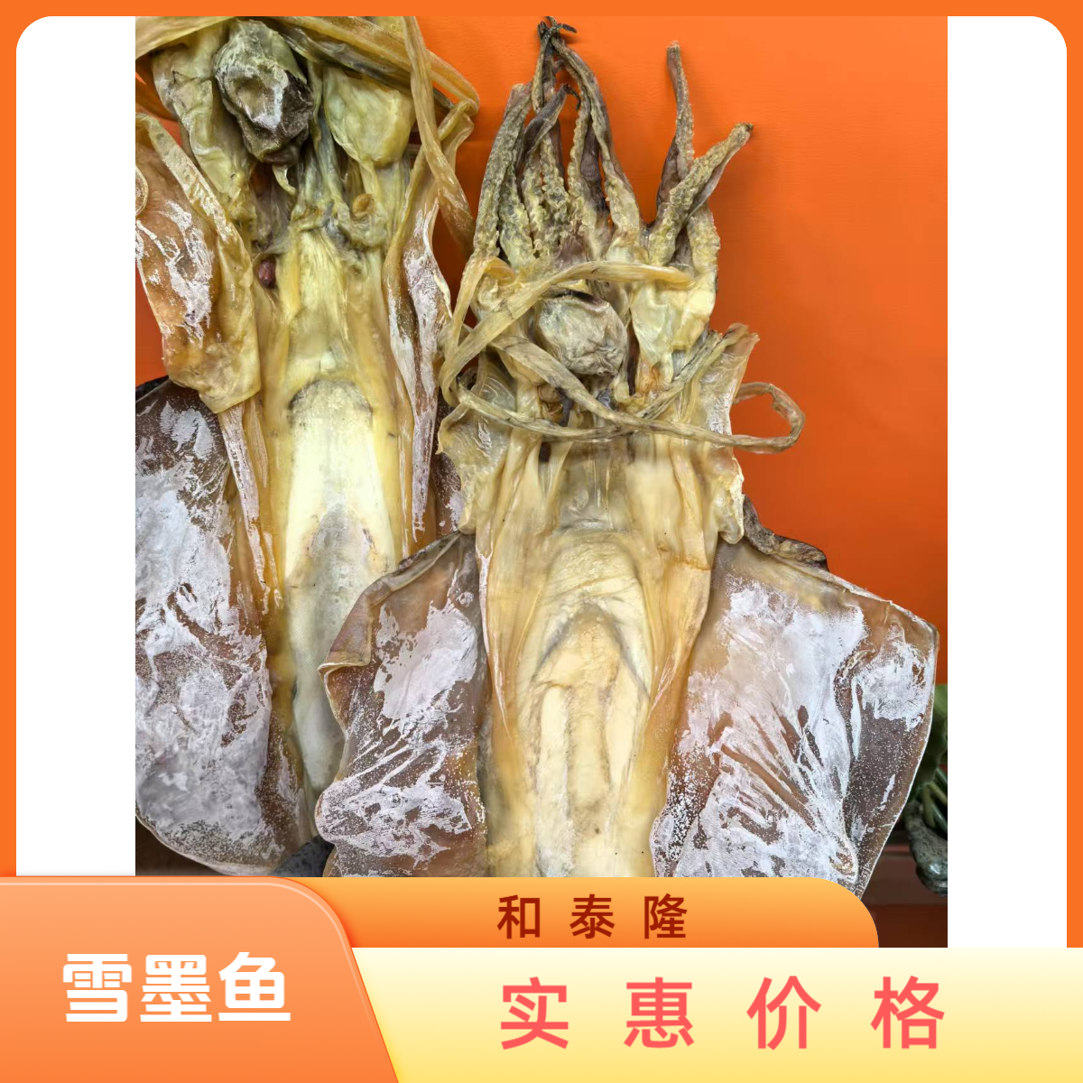和泰隆  墨鱼干  雪墨鱼  适合煲汤 枸杞汤料1～500克