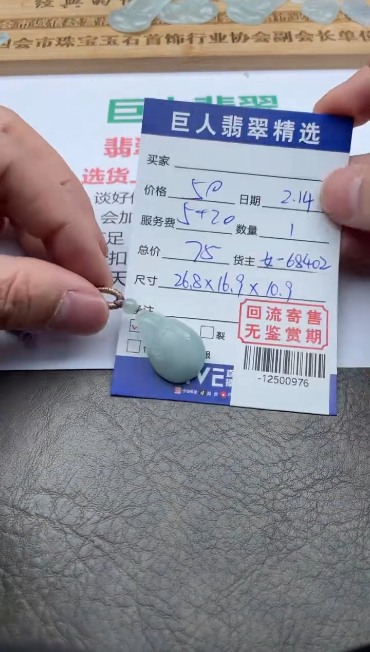 【闪购商品】翡翠颈饰未镶嵌多人-12500976