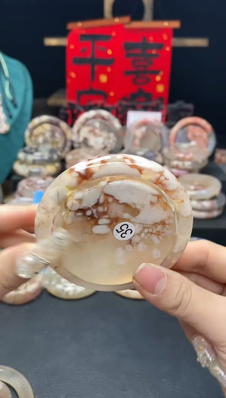 【闪购商品】石英质玉手镯（圆镯）未镶嵌60