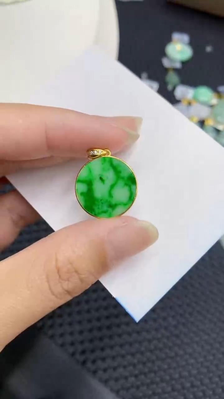 【闪购商品】翡翠颈饰银S925镶嵌            8