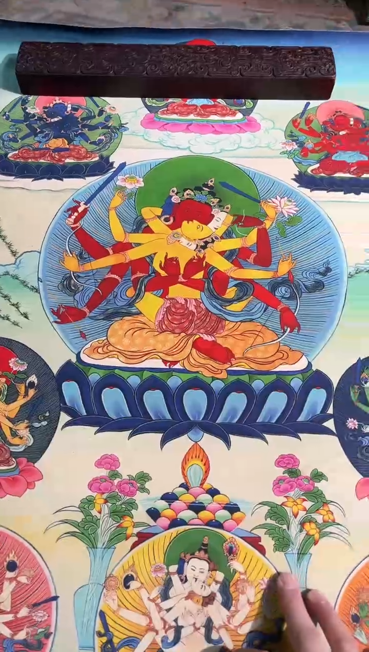 卷轴画天天的唐卡tk160