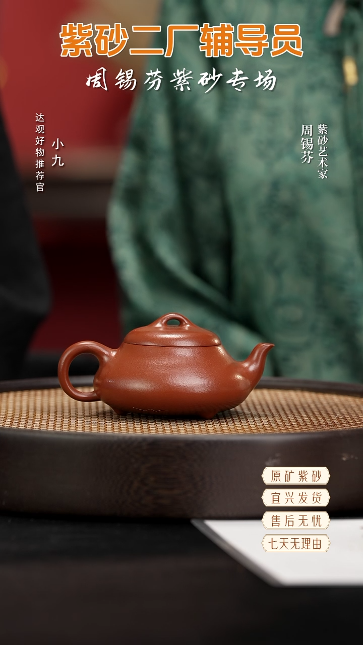 九ZM6周锡芬汉堂大红泥160
