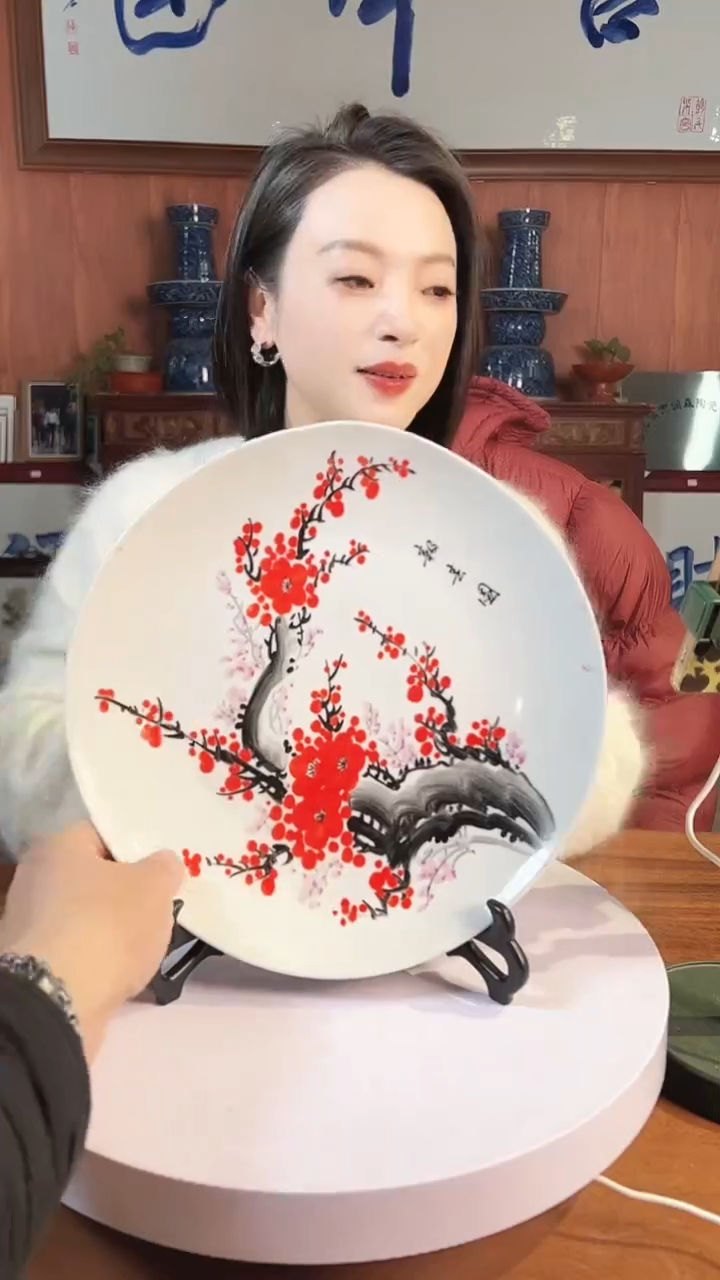 摆件陶景德镇陶瓷青花摆件33