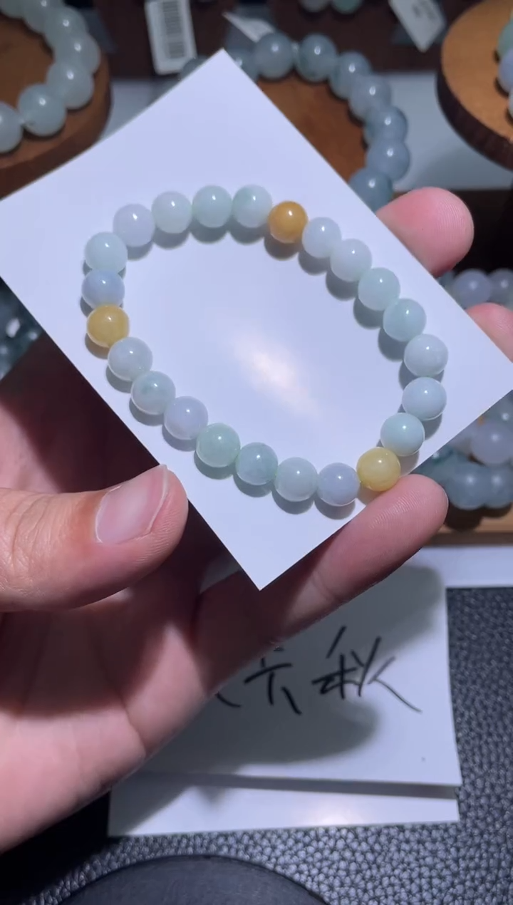 未镶嵌手串翡翠家**女翡翠手串