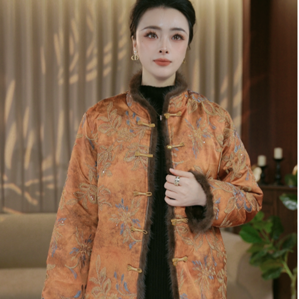 新中式国风加绒加厚外套（DY102399）