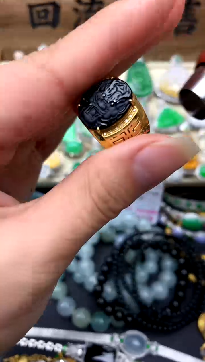 【闪购商品】翡翠戒指18K金镶嵌236-中国好珍宝