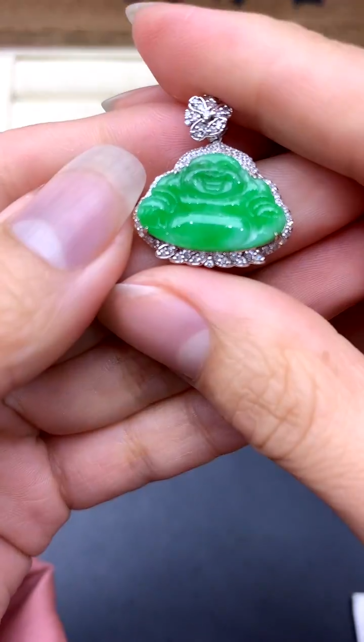 【闪购商品】翡翠颈饰18K金镶嵌271-中国好珍宝