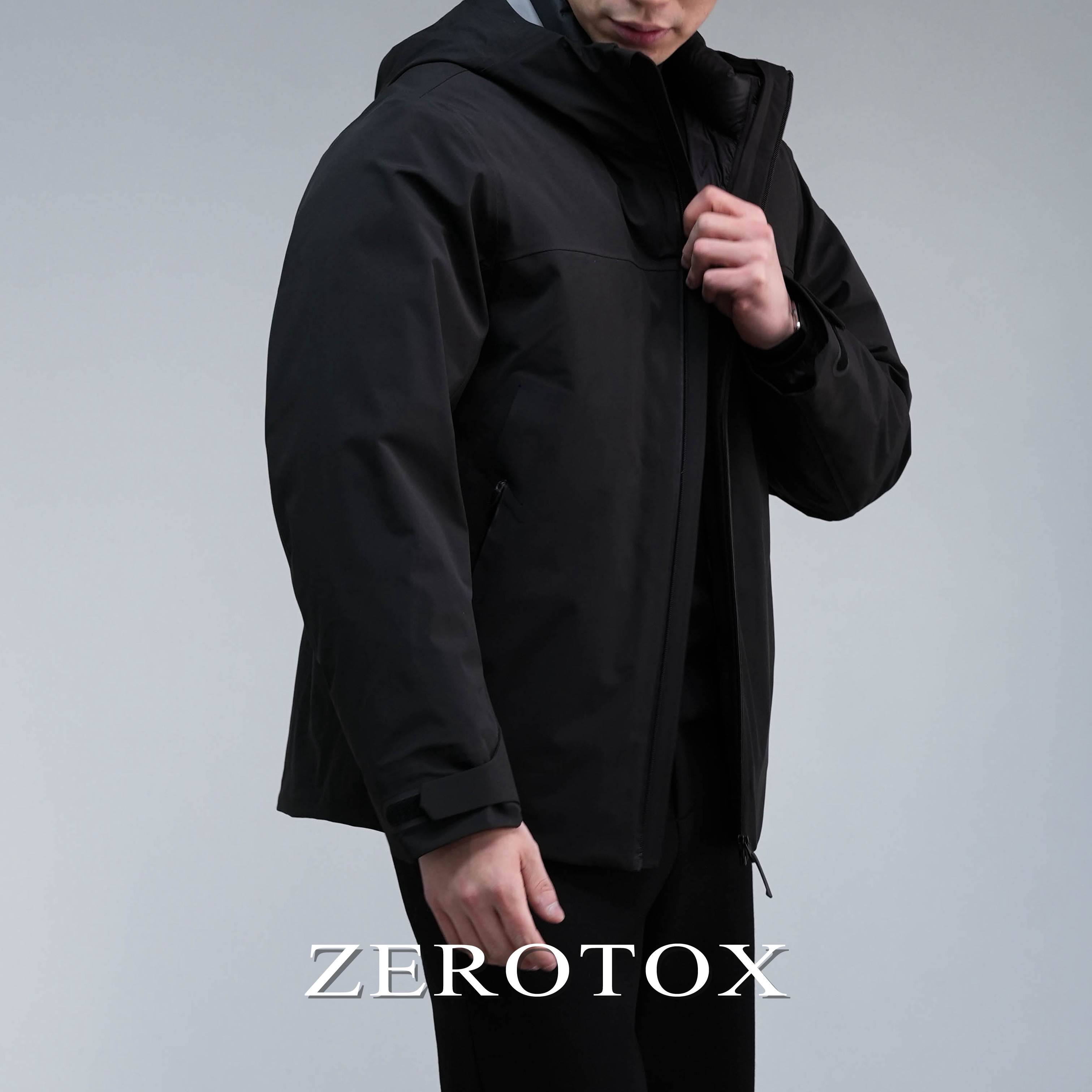 羽绒内胆冲锋衣 90鸭绒户外登山服防风拒水三合一外套