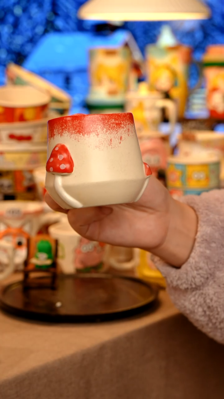 陶瓷040景德镇原创设计师高温手工手绘