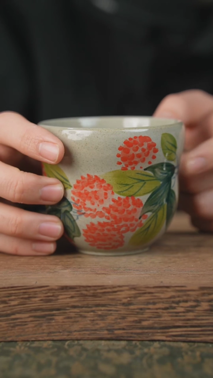 【闪购商品】杯子泥垚手作 景德镇手工手绘器物491