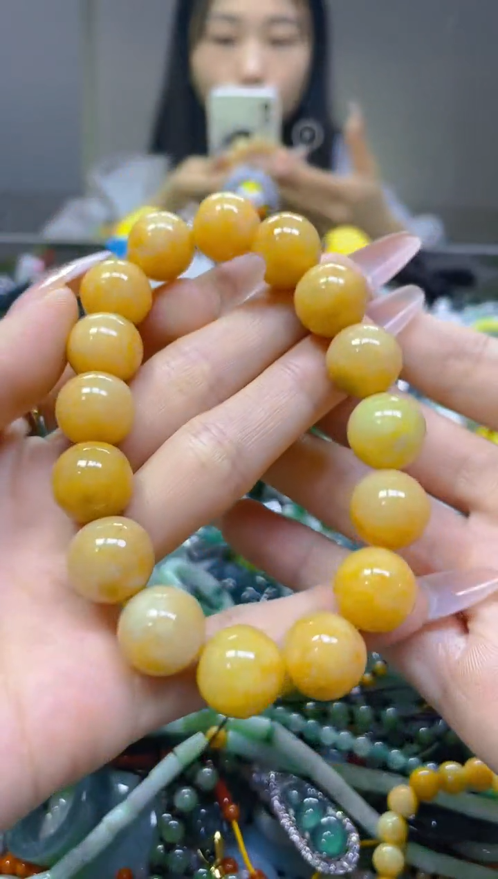 翡翠未镶嵌颈饰13MM/Z/翡翠A货一图一物