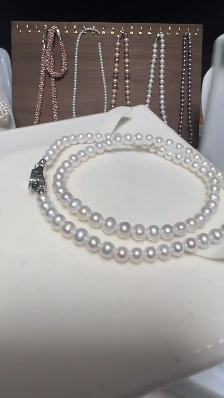 颈饰钛钢淡水珍珠永丽珍珠严选