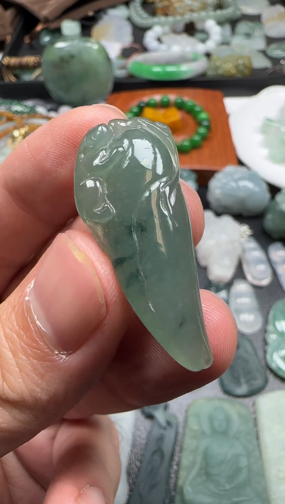 颈饰未镶嵌翡翠貔貅瓜