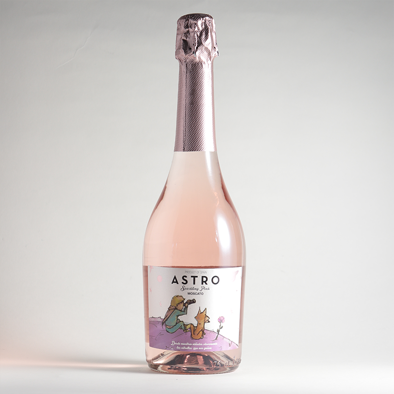 【原瓶进口】西班牙瓦伦西亚-莫维多小王子起泡葡萄酒7.5度750ML B