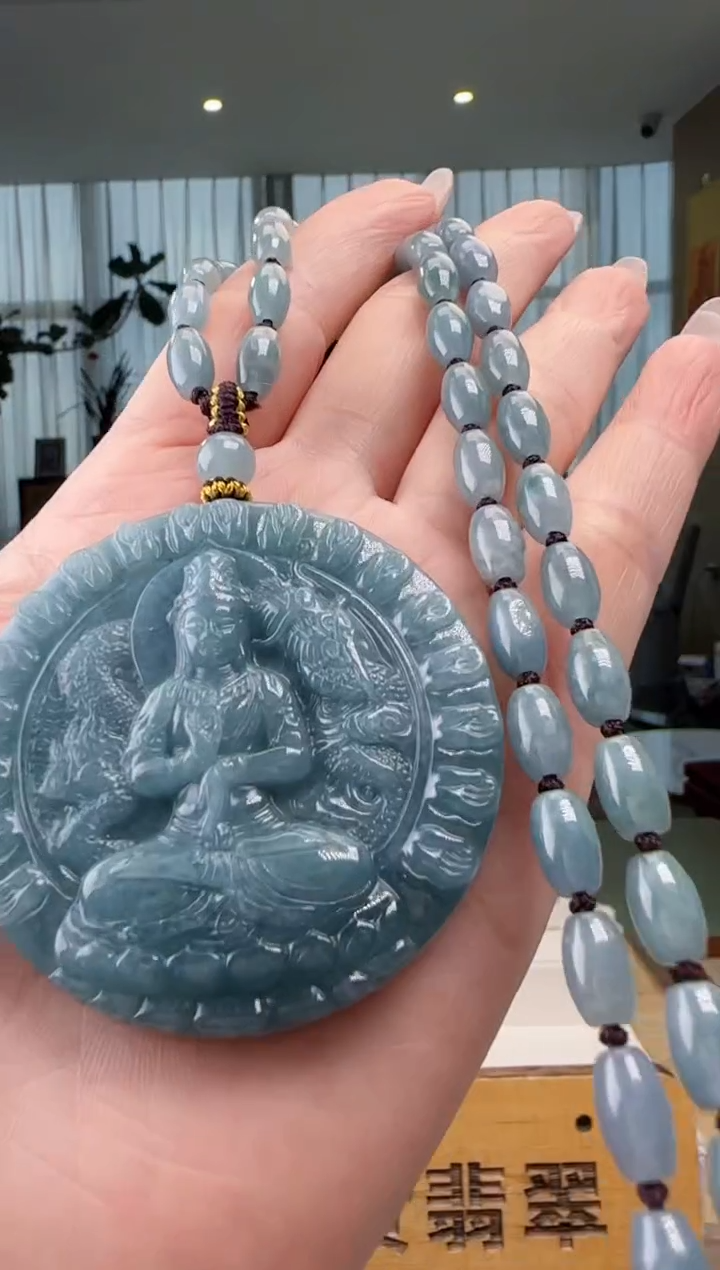 【闪购商品】翡翠未镶嵌颈饰多样性发其一YJ@@