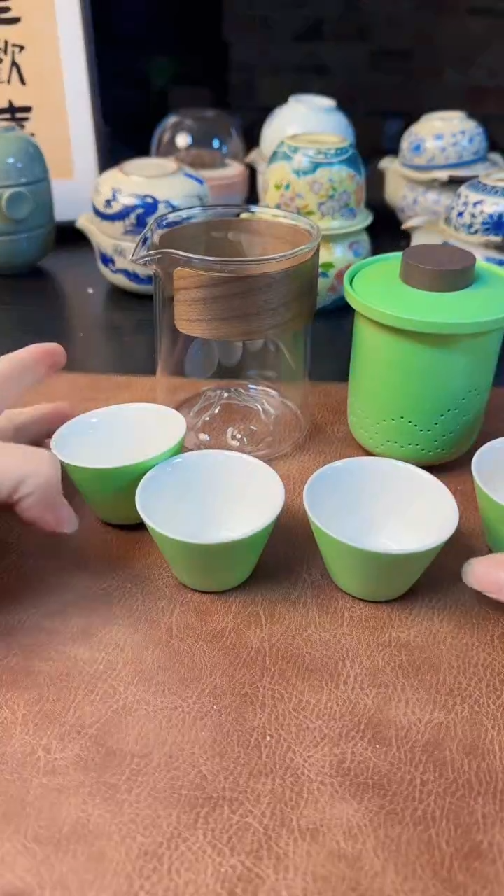 【闪购商品】杯德化白瓷，快客茶具