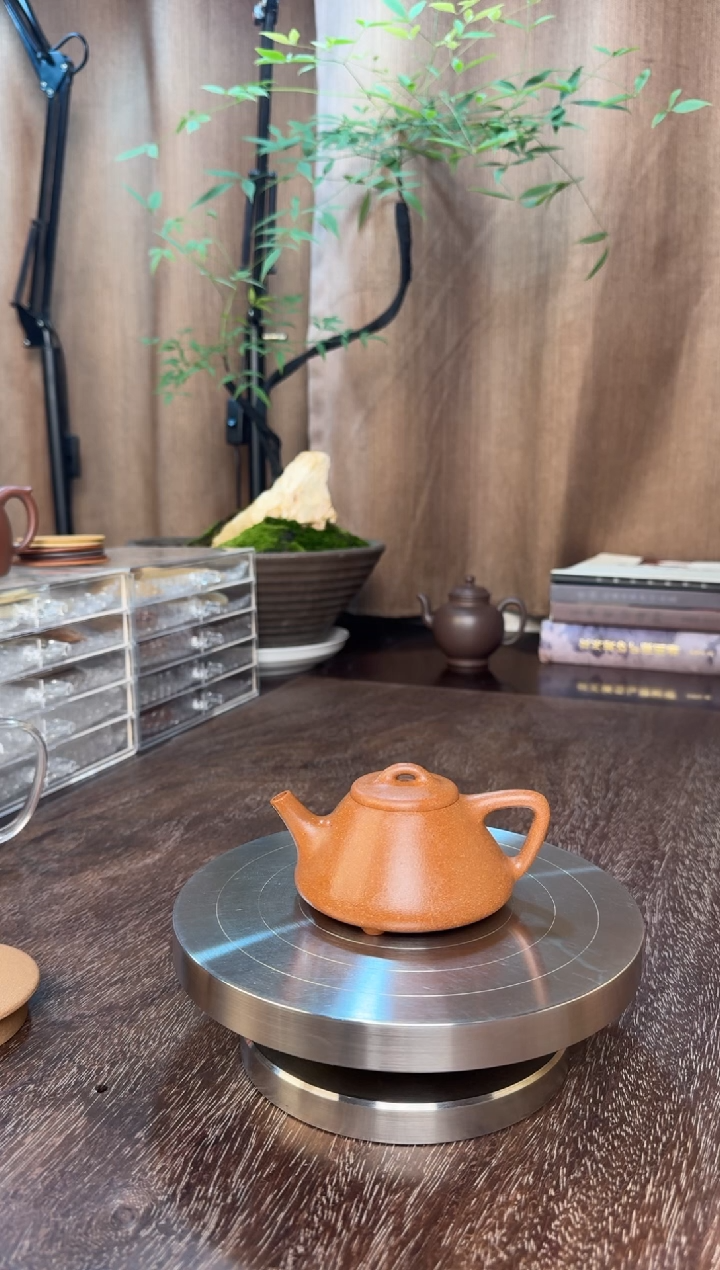子冶石瓢-半手精工制作（老宕口桃花泥-30目）120CC