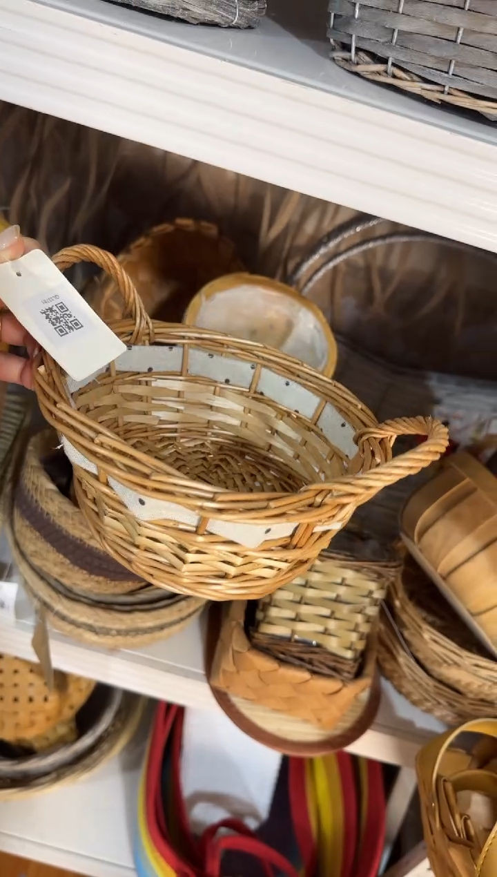 微瑕捡漏 柳编圆框 有轻微变形