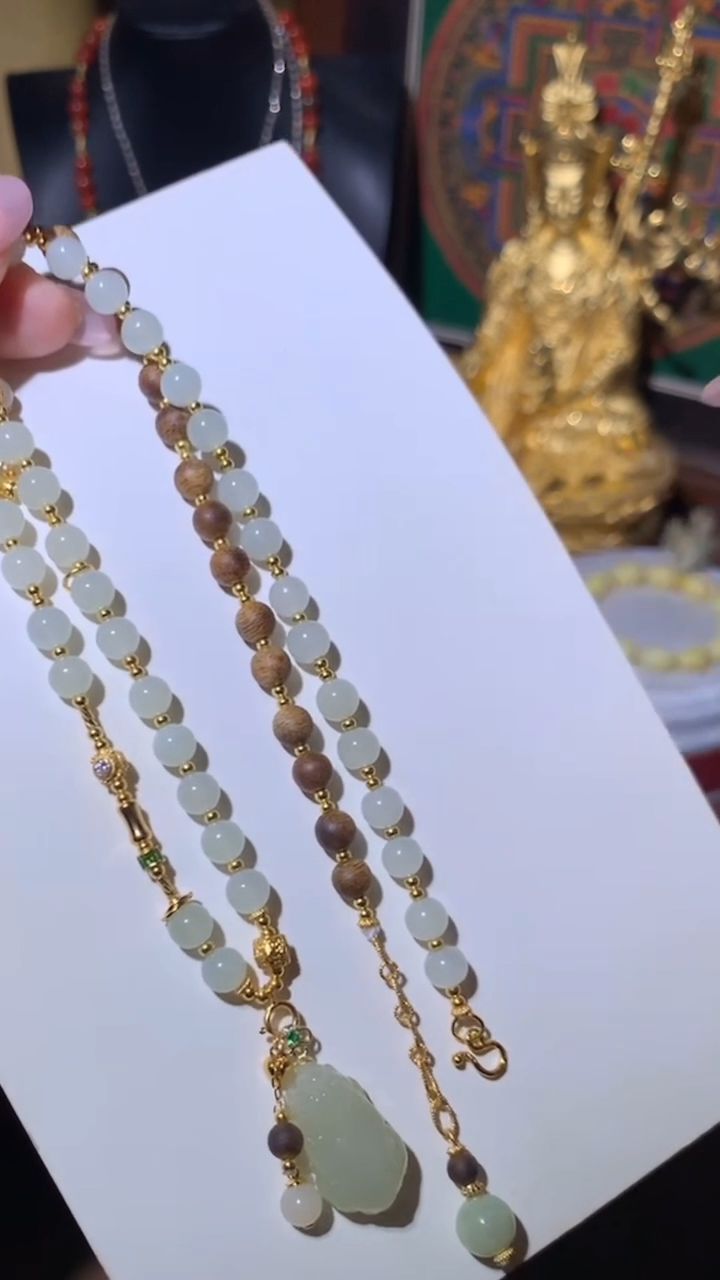【闪购商品】和田玉项链未镶嵌貔貅项链