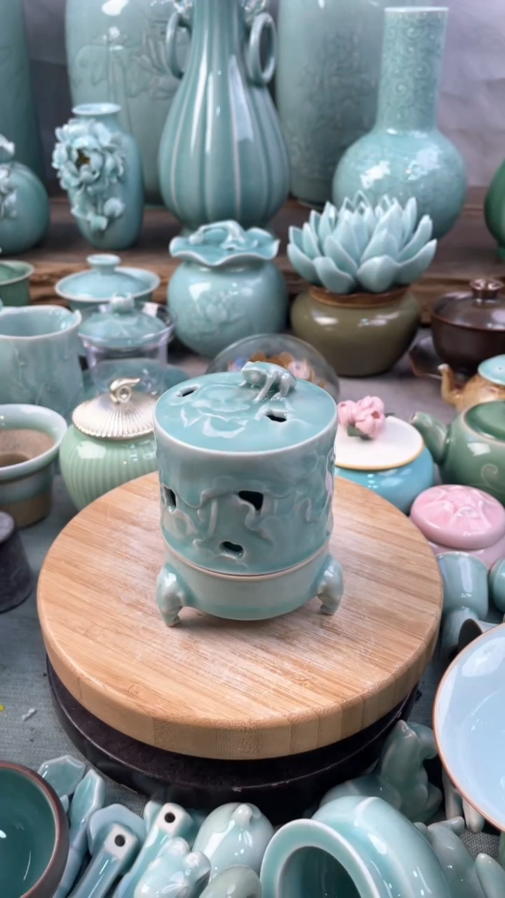 【闪购商品】特价福利 微瑕 慧仙青瓷