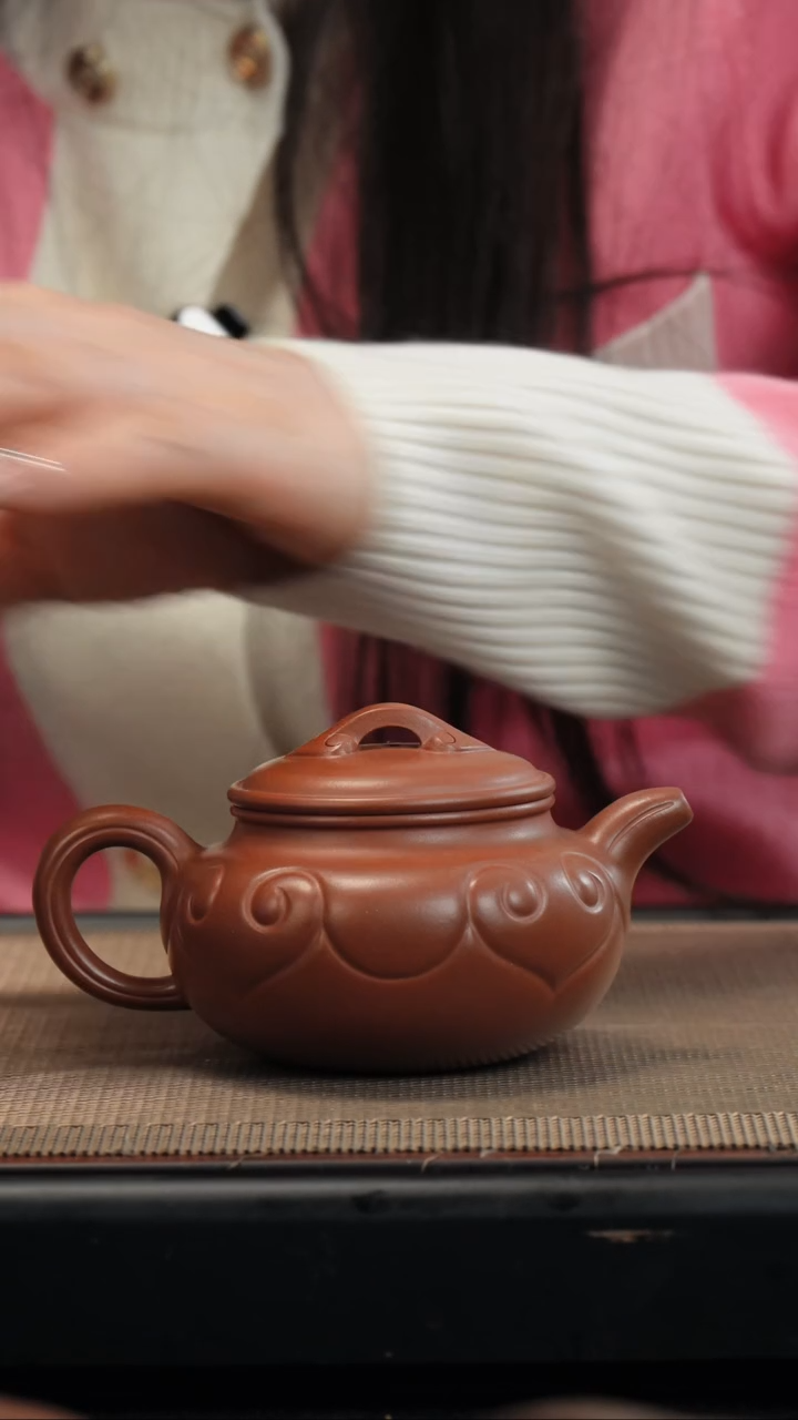 【闪购商品】紫砂茶壶红皮龙仿古