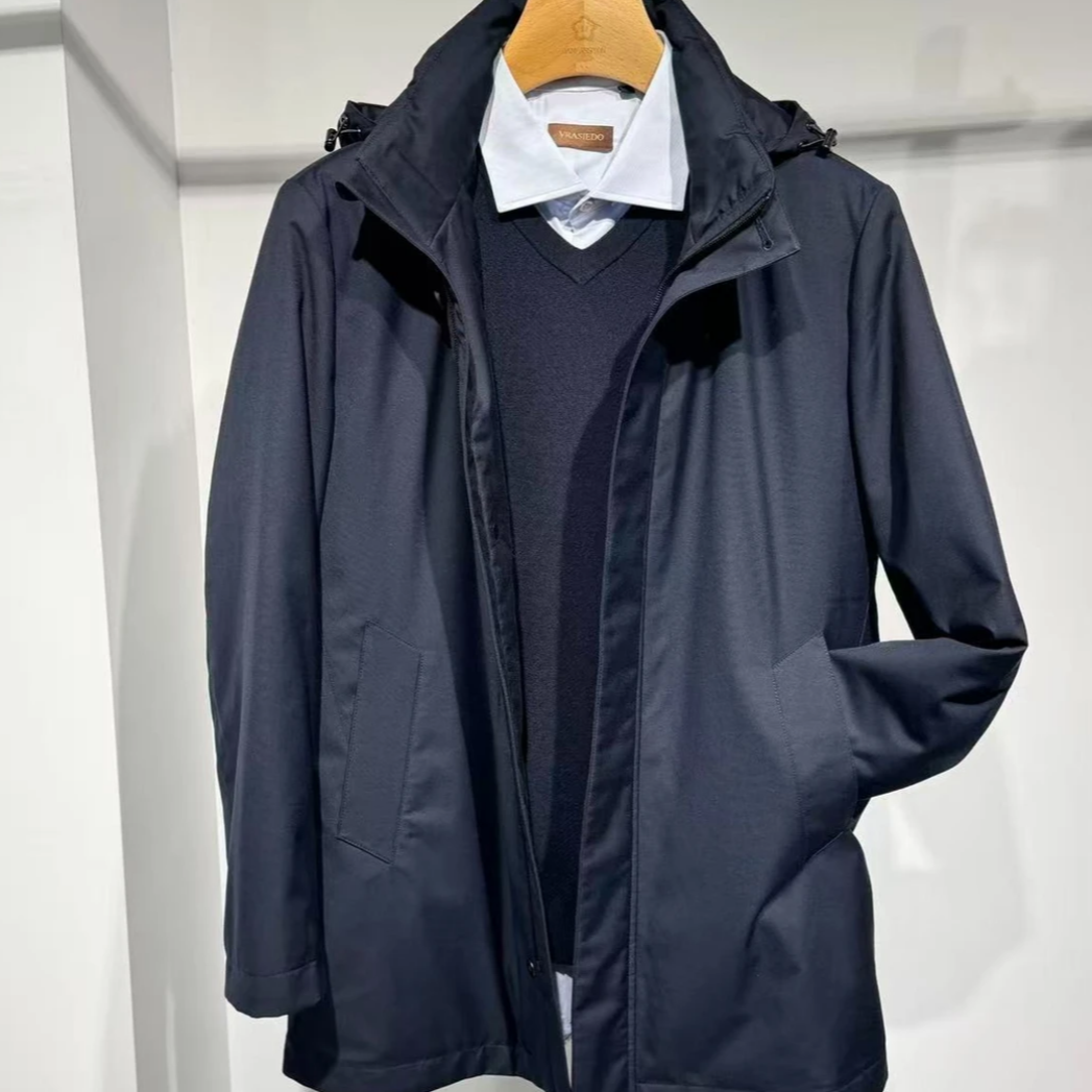 男士冬季 商务休闲鹅绒服  帽子可拆卸 保暖零压力5625