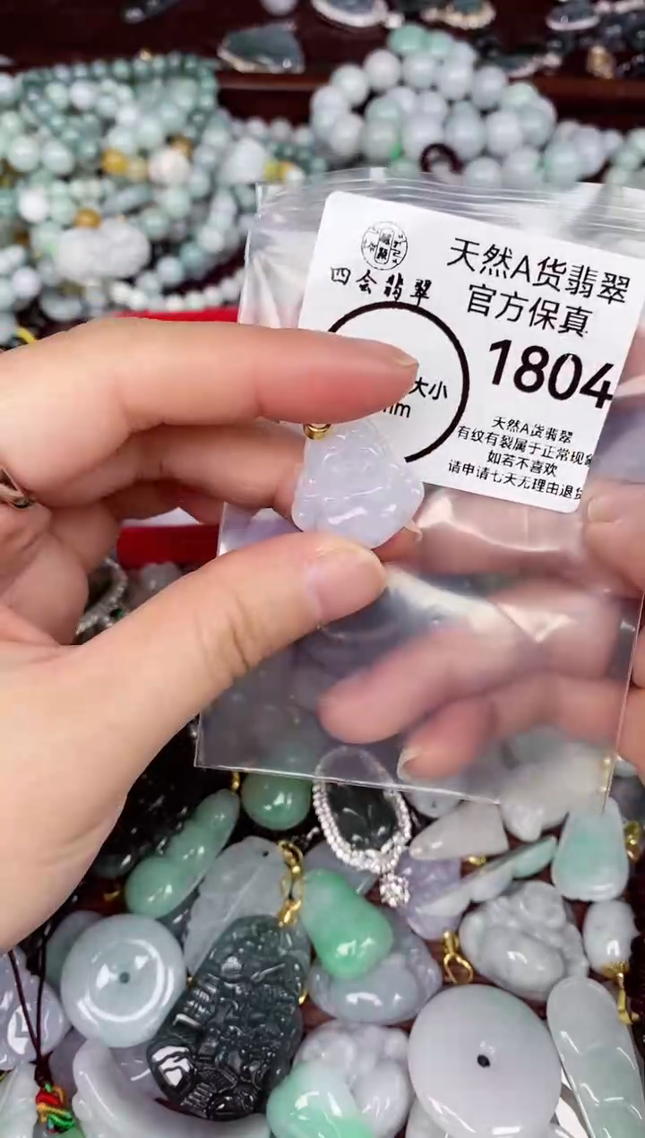 【闪购商品】翡翠颈饰未镶嵌天然A货翡翠1804