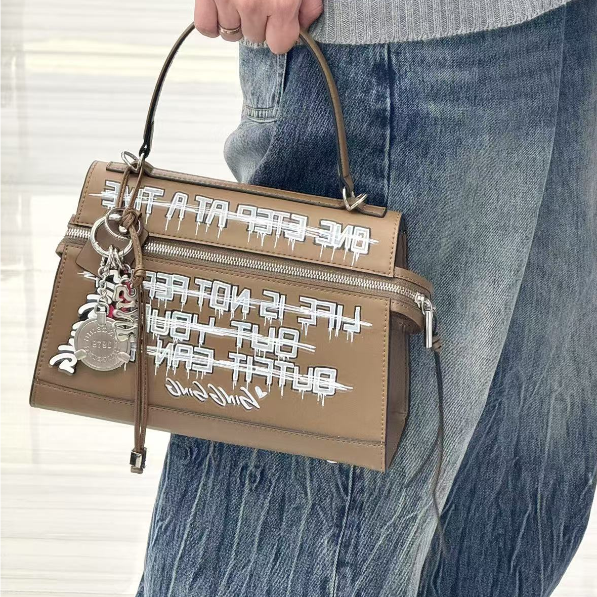 （时髦人~大号）SINGSING1979正品小众设计师品牌包纯手工轻奢女包