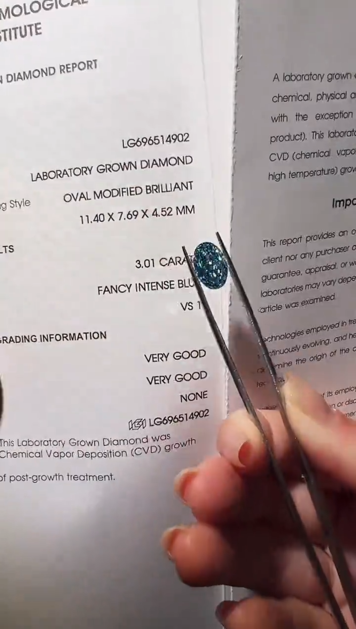 裸钻未镶嵌钻石仔LG4902 3.01ct