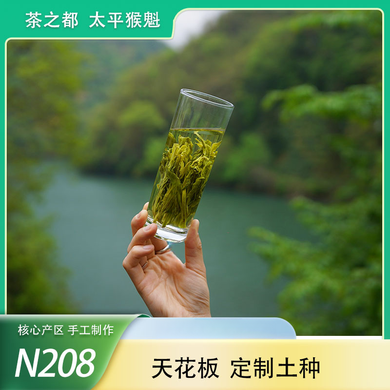 2025年【N208】猴坑村天花板【高兰花香】太平猴魁罐装茶叶