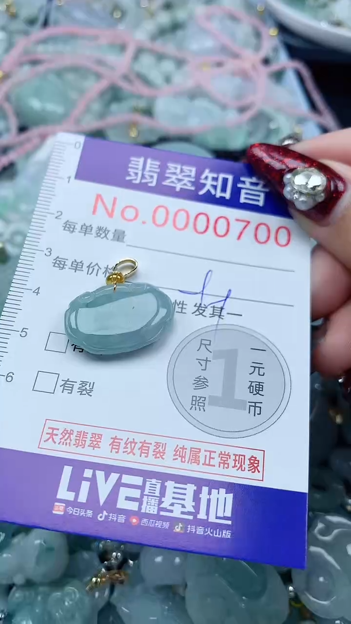 颈饰未镶嵌翡翠700