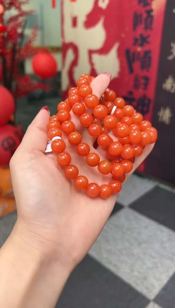 【闪购商品】南红玛瑙珠串未镶嵌多样发其一/11HS9992263