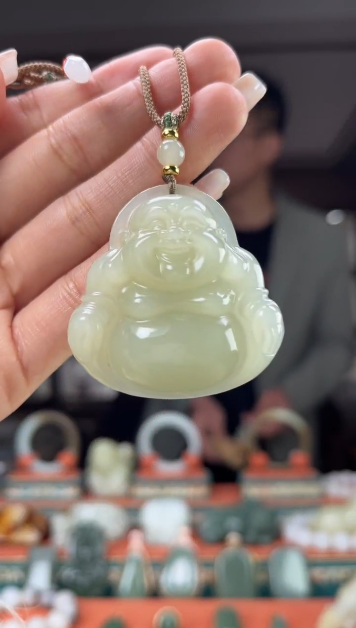 【闪购商品】和田玉颈饰未镶嵌佩佩45mm左右