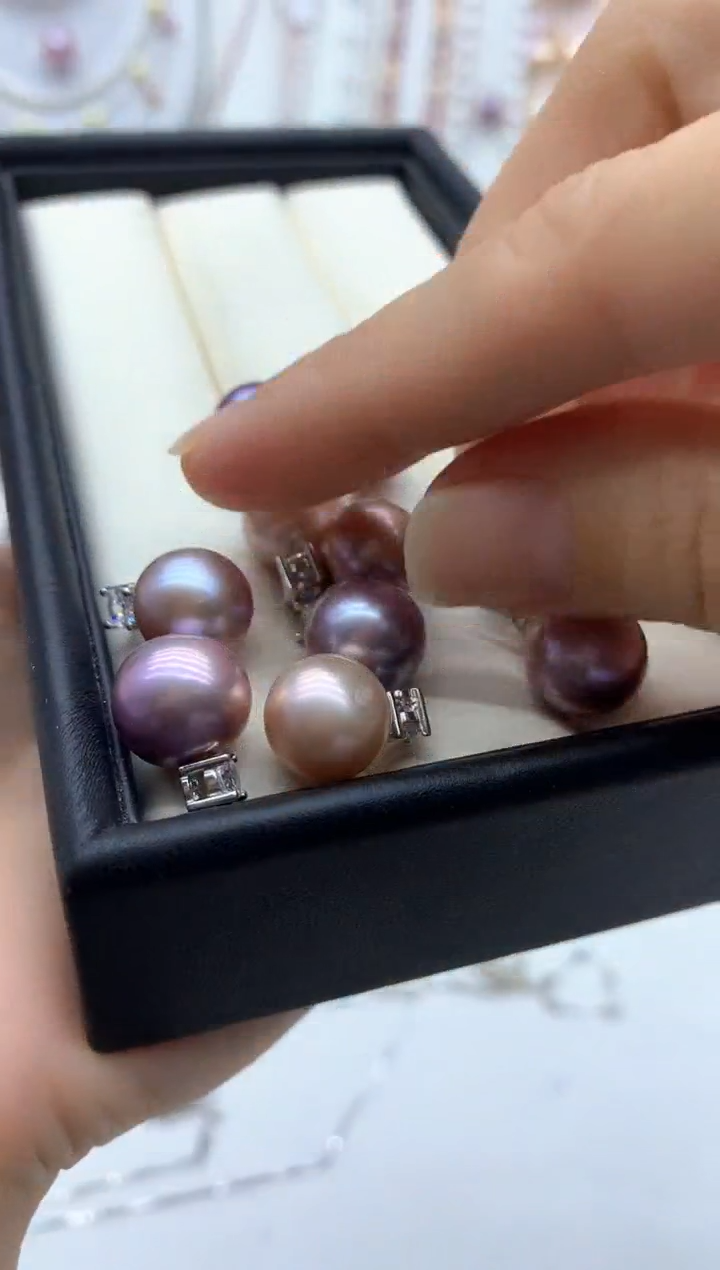 淡水珍珠银S925镶嵌吊坠(不含链)多样性发其一