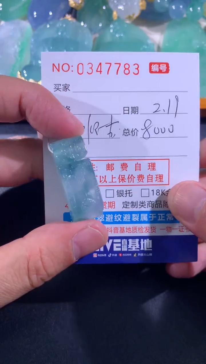 【闪购商品】翡翠颈饰未镶嵌天然A货翡翠