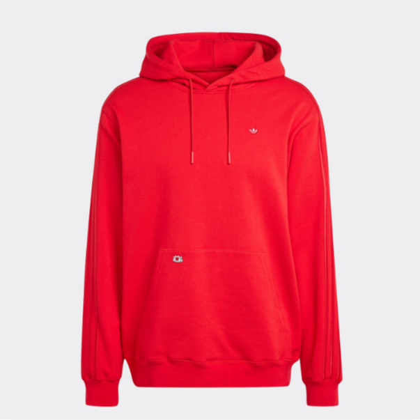 【发图片同款，直接拍 】adidas 米奇联名款运动连帽红色卫衣 IY2275