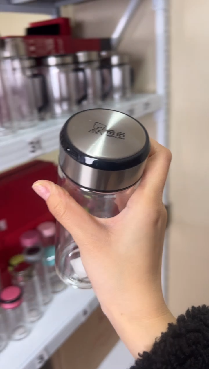 【闪购商品】茶杯高硼硅单层420ml高硼硅