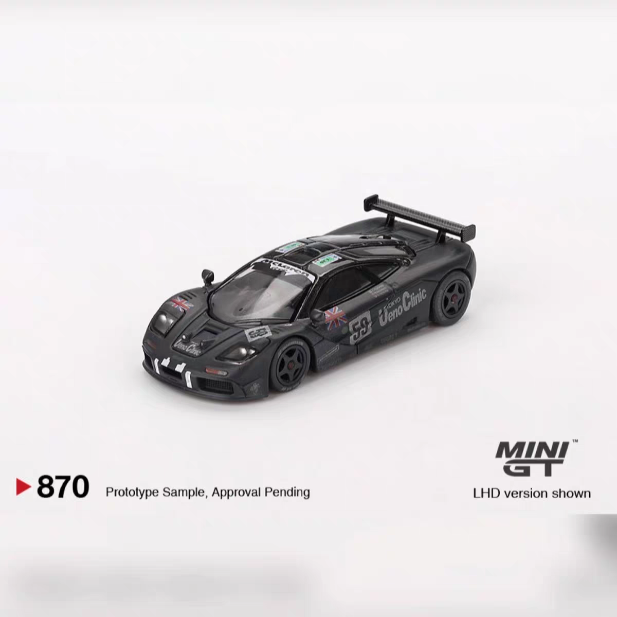MINIGT 870 迈凯伦 McLaren F1 GTR #59 1995 Le Mans 合金车模