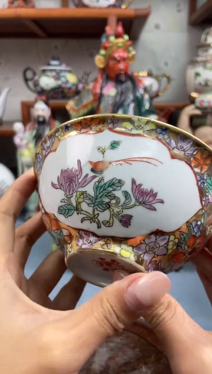 瓷片微瑕慎拍景德镇窑老厂瓷器单件