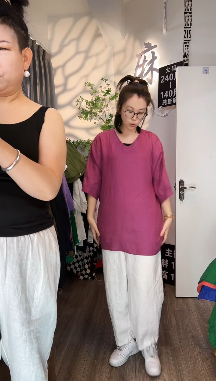 亚麻大码女装系列。