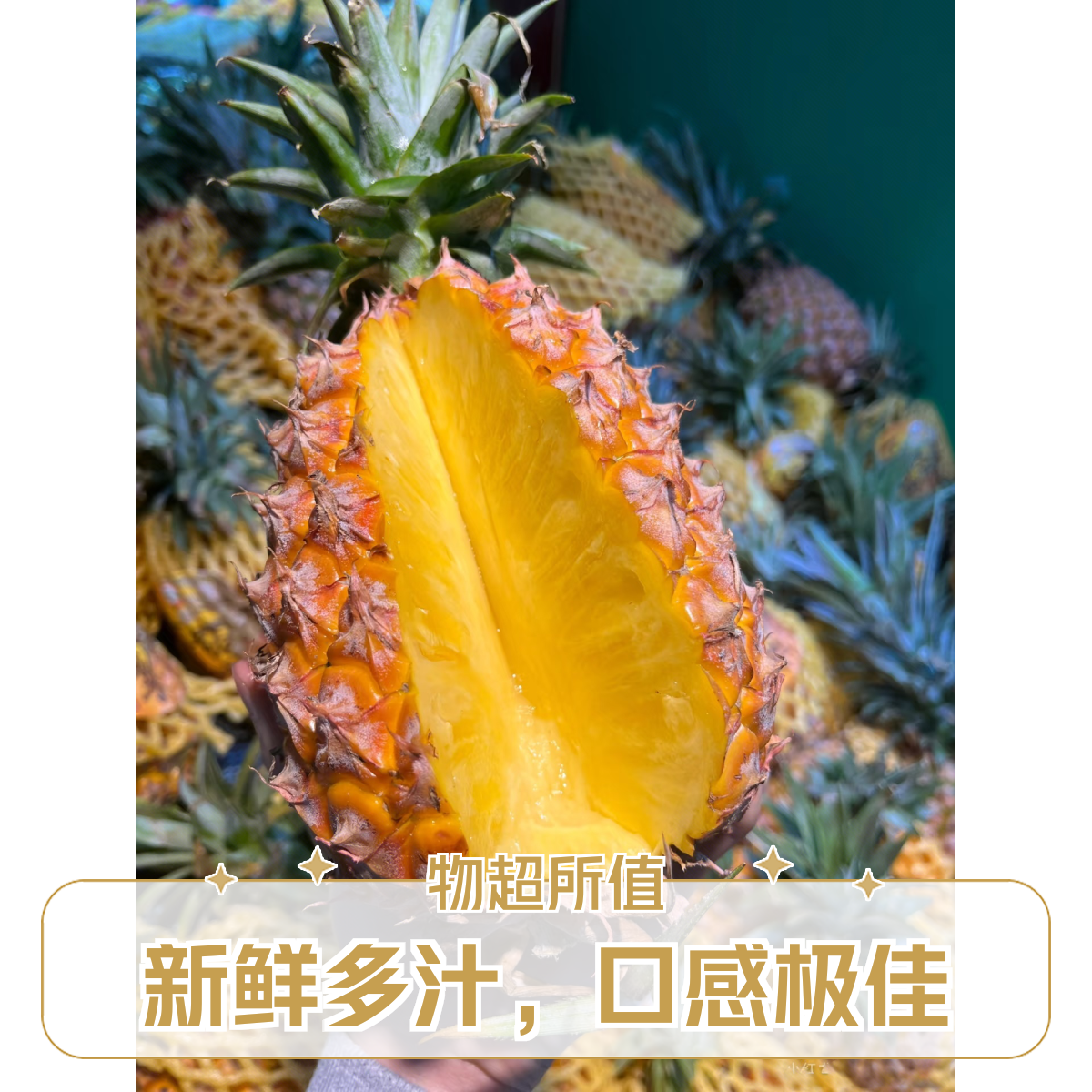 【新疆直发】海南金钻凤梨新鲜当季水果香甜多汁孕妇现摘凤梨